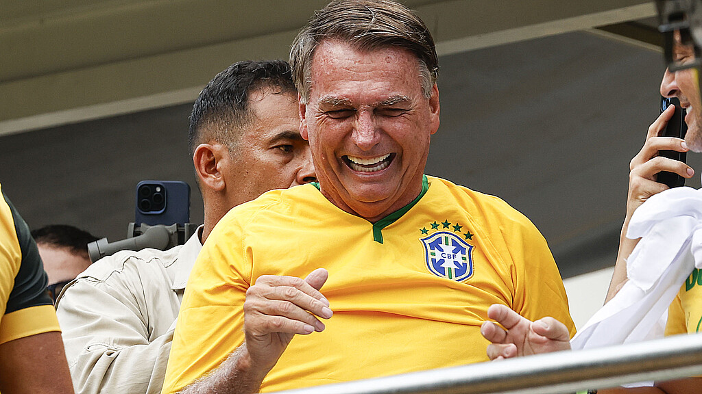 Former Brazilian President Jair Bolsonaro Rallies Thousands In São ...